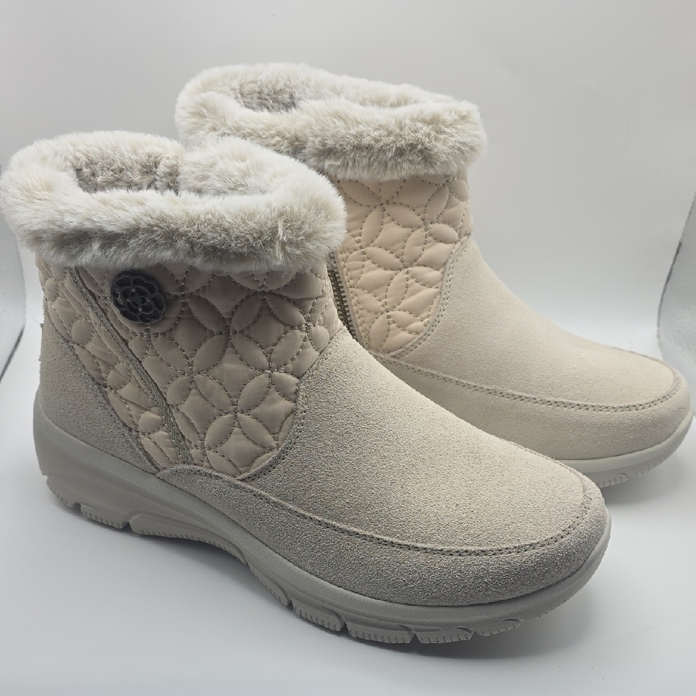 Martha Stewart x Skechers Easy Going Water-Repellent Boots w/ Zipper
